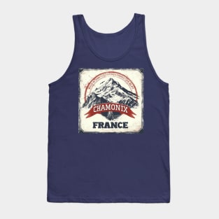 Chamonix Mont-Blanc France Tank Top